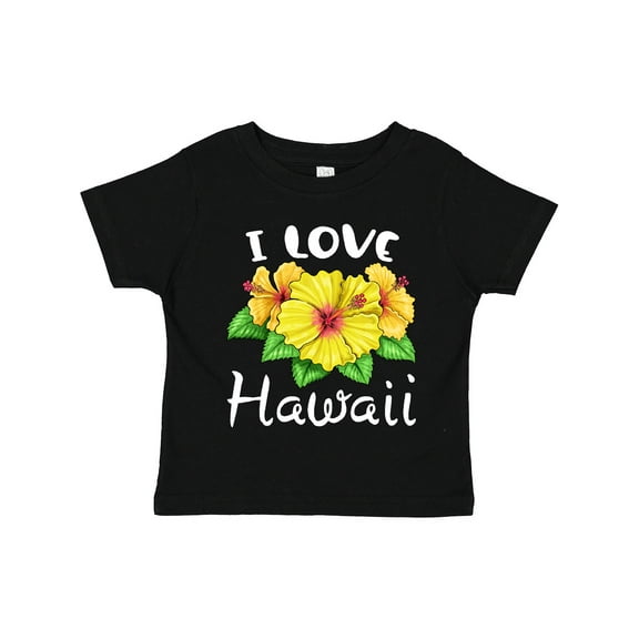 Inktastic I Love Hawaii Hibiscus Flowers Boys or Girls Toddler T-Shirt