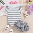 thumbnail image 7 of Baby Girl Clothes Infant Newborn Outfits Summer Romper & Short Set Toddler Girl Summer Clothes, 7 of 7