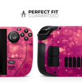thumbnail image 2 of Design Skinz - Compatible with Steam Deck - Skin Decal Protective Scratch-Resistant Removable Vinyl Wrap Cover - Unfocused Pink Glimmer, 2 of 5