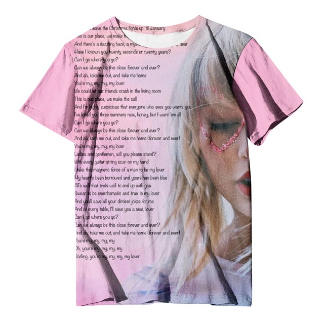 TayIor Sw1ft Chemises, Tyler Sw1ft Merch, Tyler Sw1ft, Mode Décontractée Imprimée Col Rond Manches Courtes Chemises Blouse Femme Graphique Amateur de Musique TKFASHION Violet Clair m