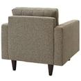 thumbnail image 4 of LexMod Empress Upholstered Armchair in Oatmeal, 4 of 5