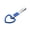 Blue, variant on Auto Accessories Ring Heart JDM Train Bus Handle Hand Strap Drift Charm Strap Drift PVC Plastic 6 color