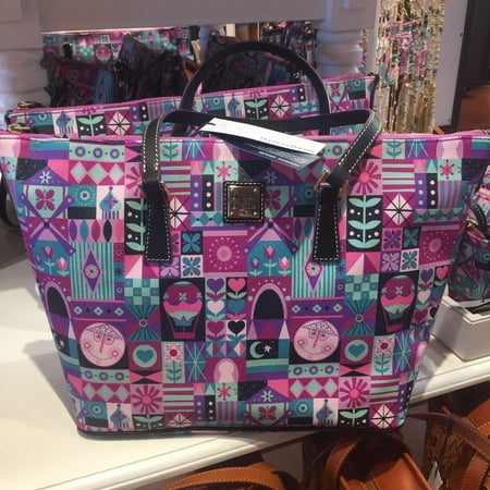 - Disney It's a Small World Tote Shopper by Dooney & Bourke New