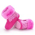 thumbnail image 5 of Honeeladyy Toddler Kid Shoes Winter Toddler Baby Boys Girls Leopard Thicken Velvet Snow Hot Pink Sales Online, 5 of 9