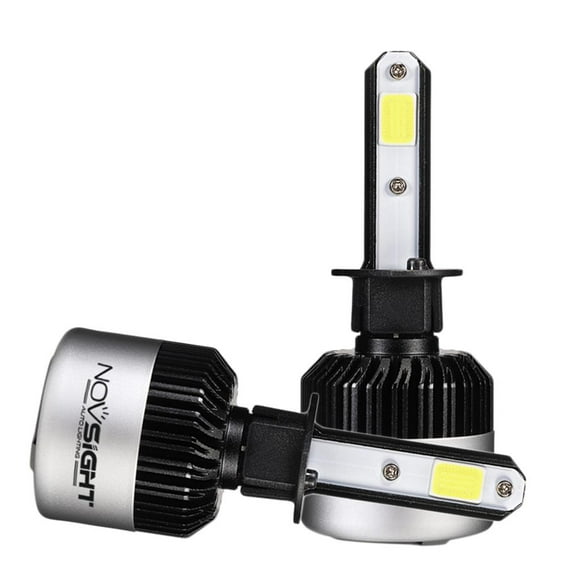 Bombillas de Faros LED Sunnimix Kit de Conversión H1 72W 10000LM