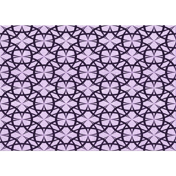 Ahgly Company Indoor Rectangle Patterned Blossom Pink Area Rugs, 2' x 4'