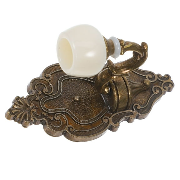 FRCOLOR Miniature Dollhouse Wall Lamp 1 Set Mini House Light Decor Alloy Model Photography Prop