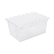 Rubbermaid Clear Plastic Box, 16 5/8 Gallon, 18 x 26 x 12, Lot of 6