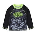 thumbnail image 2 of Nickelodeon Teenage Mutant Ninja Turtles UPF 50+ Rash Guard and Swim Trunks Swimsuit Set (Boys), 2 Piece Set, Sizes 4-12, 2 of 7