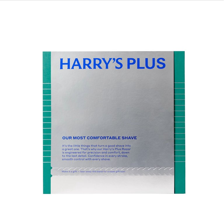Harry's Plus Holiday Gift Set with Shaving Razor for Men, 3 Blade