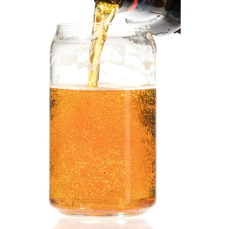 16 oz. Harvard of Muncie Beer Can Shaped Glass
