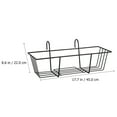 thumbnail image 2 of Hanging Planter Outdoor Railing Boxes for Deck Railings, Window Plant Shelves, Indoor & Outdoor Hanging Railing Pots, 2 of 6