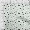 thumbnail image 2 of oneOone Cotton Flex Green Fabric Poker Card Dress Material Fabric Print Fabric By The Yard 40 Inch Wide, 2 of 4