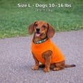 thumbnail image 2 of Jersey para perros, chaleco polar JACKO & CO, naranja, para pequeños y medianos, 2 of 8