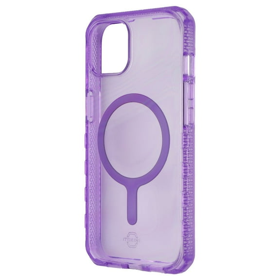 ITSKINS Supreme // Clear Case for MagSafe for iPhone 13 Pro - Purple