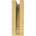thumbnail image 4 of 3"W x 6"D x 9"H Classic Pescadero Rough Cedar Woodgrain TimberThane Corbel, Primed Tan, 4 of 6