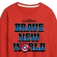 thumbnail image 3 of Marvel Captain America: Brave New World - Logo - Toddler And Youth Kids Long Sleeve Graphic T-Shirt, 3 of 5