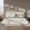 Off White King Variant 1, variant on Harmie Bed Frame Soft Cloud Bed Frame Built in Headboard Shelves Adults And Guest Rooms Off White Queen