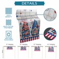 thumbnail image 6 of 4th of July Table Runner 70 Inches, USA Flag Independence Day Blue Red Gnomes Bed Runner Dresser Scarves Tabletop for Indoor Outdoor Parties/Ceremony/Banquet, 13" x 70", 6 of 9