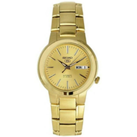 Seiko Men's 5 Automatic SNKA10K Gold Stainless-Steel Automatic Dress Watch