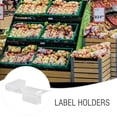 thumbnail image 3 of UPOUART 20Ud Soportes Clip Para Etiquetas Transparentes De Exhibición En Retail Y Supermercado, 3 of 8