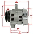thumbnail image 3 of New 16V 60A 1-Wire Mini Race Alternator Fits Hia 8176 8166 2230 2231 2232 Type, 3 of 3