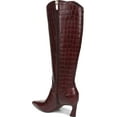 thumbnail image 3 of Naturalizer Women's Emily Knee High Boot Cranberry Red Croco 9.5M, 3 of 5