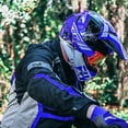thumbnail image 2 of Motorcycle Jacket For Men Textile Motorbike Dualsport Enduro Motocross Racing Biker Riding CE Armored Waterproof All-Weather (Blue, XL), 2 of 5
