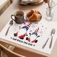 thumbnail image 3 of Independence Day Placemats Set of 8, God Bless the USA Non-Slip Place Mats Washable Table Mats for Kitchen Dining Table Decorations Indoor/Outdoor, 3 of 9