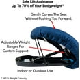 thumbnail image 4 of Carex Upeasy Seat Assist Plus Manual Lifting Cushion for Adults, Navy Blue,  340 lb Limit, 4 of 9