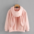 thumbnail image 4 of Bmisegm Sweat à Capuche Lapin à Manches Longues pour Femmes Pull Décontracté Rose m, 4 of 5