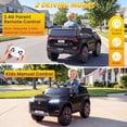 thumbnail image 4 of Costway Ride on Car for Kids, 24V 4WD Licensed LEXUS GX550 Electric Vehicle with Remote Black, 4 of 10