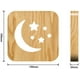 thumbnail image 3 of Lámpara de mesa pequeña de madera con forma de luna y estrella, luz transfronteriza de madera, lámpara de noche creativa LED, 3 of 5
