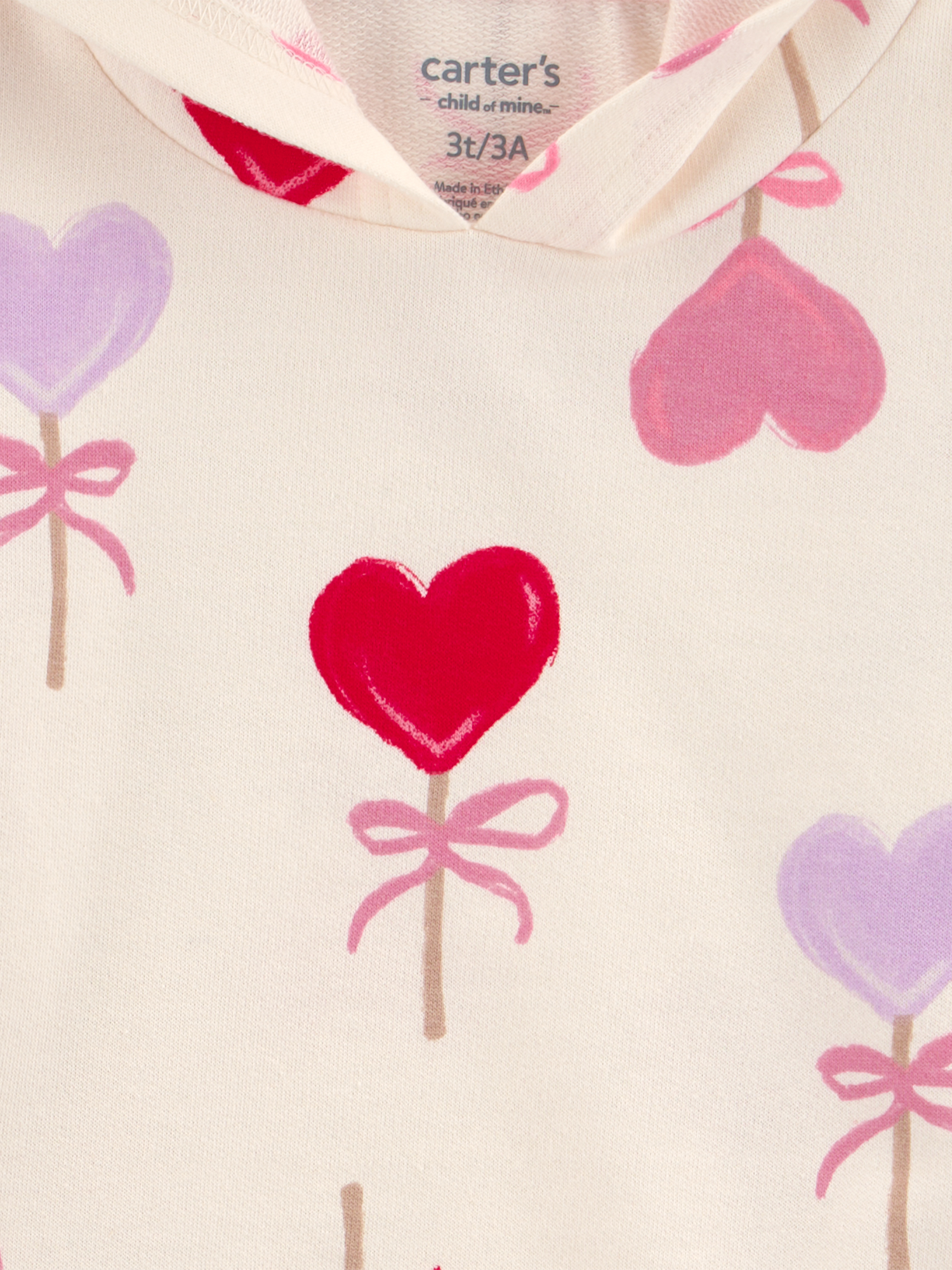 Carter's Child of Mine Baby and Toddler Girl Valentine's Outfit Set, Sizes 12M-5T