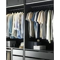 thumbnail image 4 of ERDS-Closet Rods for Hanging Clothes, 17-28 inches Stepless Adjustable Metal Closet Rod, 1.3 Inches Heavy Duty Clothes Hanging Rod for Closet Wardrobes Laundry RV, 4 of 4