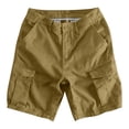 thumbnail image 6 of Cargo Shorts for Men Outdoor Chino Durable Hiking Shorts Summer Stretch Waist Knee Length Short with Pockets Khaki XL, 6 of 6