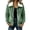 Mint Green, variant on Cilsoka Women's Faux Shearling Collar Zip-Up Fuzzy Jacket, Soft Plush Short Coat with Pocket, Loose Warm Outerwear for Fall Winter Daily Wear