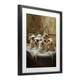thumbnail image 3 of Stupell Industries Guinea Pigs in Bubble Bath Black Framed Print Under Glass design by Jim Baldwin, 21 x 17, 3 of 10