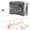 Gray, variant on DAZUINIAO Retractable Clothesline 17.5FT, Wall Mounted Laundry Drying Line with Stainless Steel Wire, Indoor Outdoor Clothes Hanging Line for Bathroom, Balcony, RV and Backyard, Space Saving Design