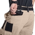 thumbnail image 6 of Athletic Tactical Cargo Shorts Mens Durable, Quick-Dry & Lightweight for Workout Hiking Shorts & Outdoor Shorts(No Belt) Khaki XL, 6 of 7