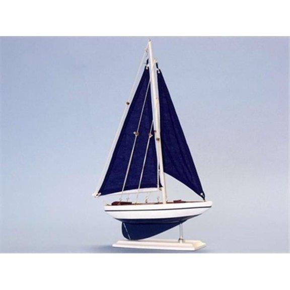 Pacific Sailor 17 in. - Blue Sails Decorative Sail Boat