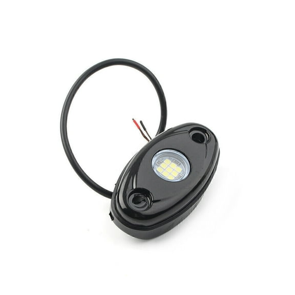 for Jeep SUV Offroad Truck Boat Under Body Lamp 9V-30V 9W White LED Rock Light