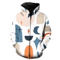 thumbnail image 1 of Sudadera con capucha y cremallera para hombre, diseño abstracto de ojos de tigre, estilo hip hop, informal, divertida y genial, unisex., 1 of 6