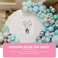 thumbnail image 4 of MasteelfCA Fingerprint Balloon Canvas Wedding Guest Book Alternative Wedding Reception Table Decoration, 4 of 7