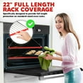 Oven Rack Shields Extra Long 22” Red (2 Pack) Heat Resistant Oven