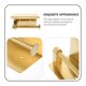 thumbnail image 3 of WHAMVOX Soporte De Papel Higiénico Dorado Con Repisa Para Y Almacenaje Multipropósito, 3 of 8
