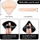 thumbnail image 2 of 12 piezas de borlas triangulares para maquillaje cosmético facial, borlas para polvos sueltos, suaves, lavables, reutilizables, esponjas para base de maquillaje, polvos minerales, húmedos y secos, 2 of 4