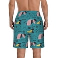 thumbnail image 3 of Naloa Dachshund Dog Men's Beach Shorts, Surfing shorts, Swim trunks, Quick Dry Swim Trunks for Surfing Beach Fun - Small, 3 of 9