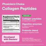Physician's Choice Collagen Peptides Powder for Hair, Skin, Joints, Unflavored, 8.7 oz