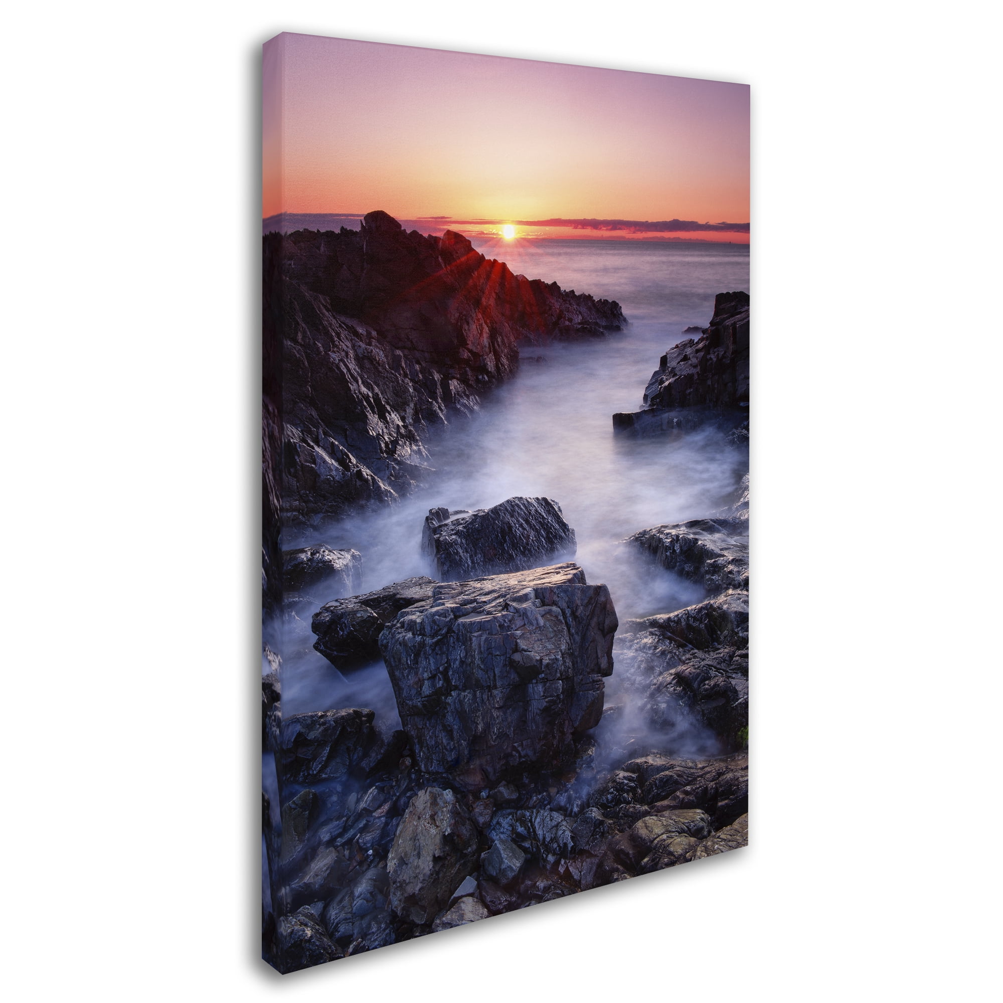 Trademark Fine Art "Marginal Way Sun" Canvas Art by Michael Blanchette Photography